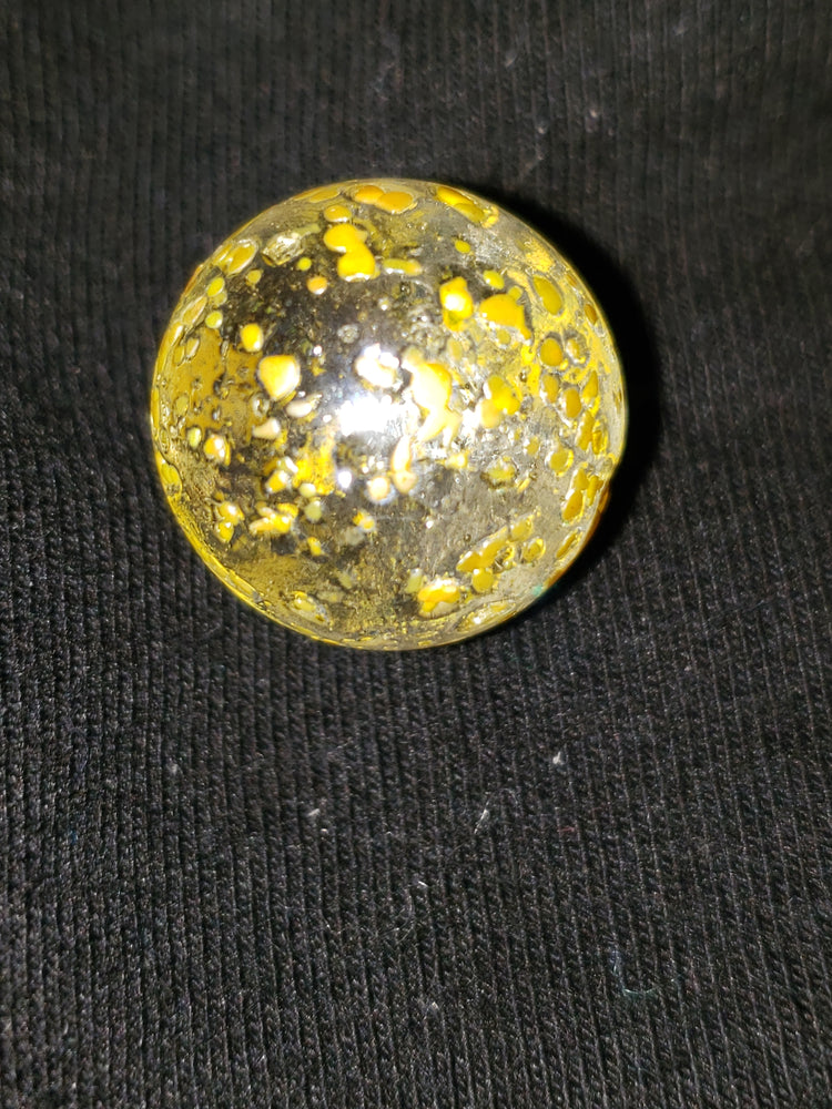 Confetti Marble 5/8" Clear / Yellow