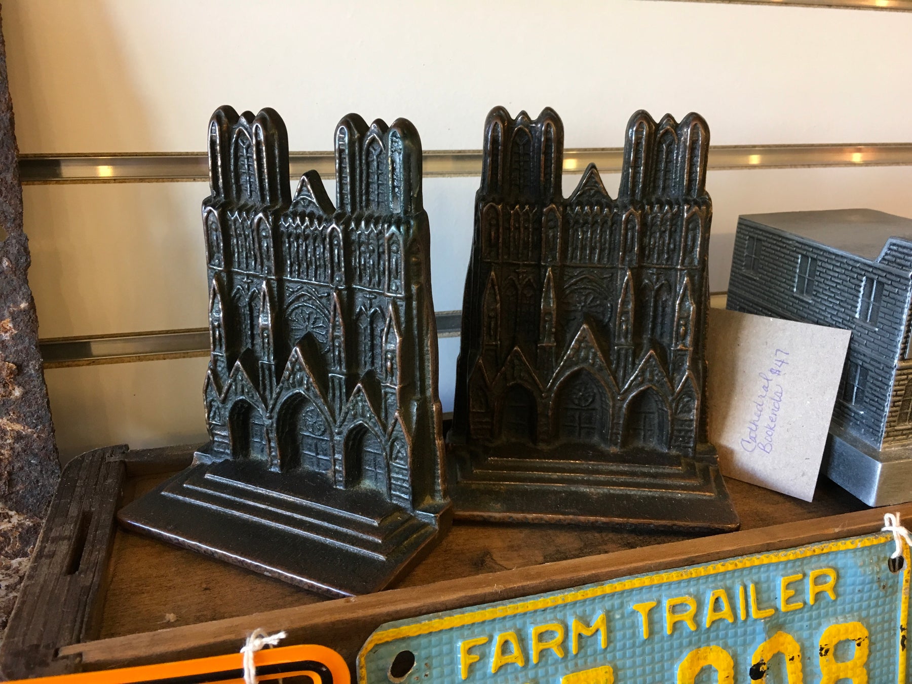 Cathedral Bookends