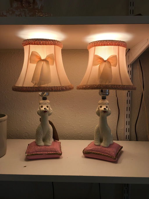 Set of Poodle Lamps